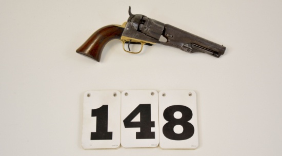 Colt 1862 New Police 36 BP Percussion Rev., #16081, No paperwork required, Aged petina, Solid walnut