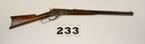 Marlin 1881 Small Frame, 32-40 Lever Rifle, #19074, 24-In. Oct. bbl., original sights, nicely refini