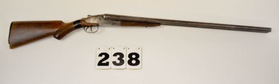 American Gun Co., Knickerbocker 12-Ga. SxS, #107334, 30-In. bbl.s, broken butt stock and butt plate