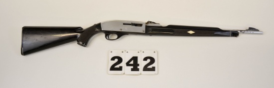 Remington Nylon 66 .22 LR  Semi-Auto., Chip in butt plate, flaking on receiver, Black and chrome