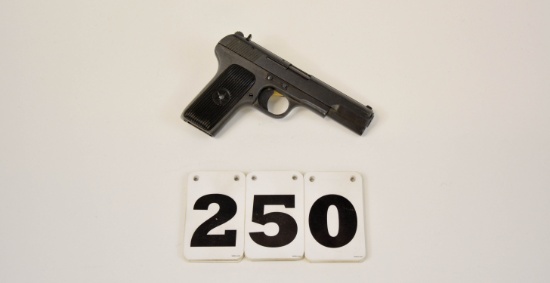 Interstate Arms Corp. Norinco 213, 9 MM Semi-Auto., #703087, 2 clips, cleaning rod and holster