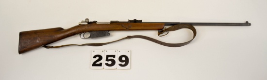 Ludwig Loewe Berlin Mauser 1891 Argentine Sporterized, 7.65x52 MM Bolt, #D2090, w/Sling