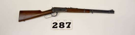 Winchester 94, 30-30 Lever Flatband Carbine, #1476147, Orig. sights, exc blue and solid wood