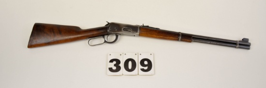 Winchester 94, 30 WCF Lever Carbine, #1279869, thinning blue, solid wood
