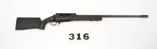 Savage 110 Target, 338 Lapua Mag. Bolt, #H774438, w/clip, black on black, pickaninny base mount