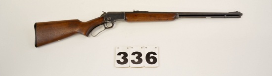 Marlin 39A, .22 SLLR Lever, #D1100, thinning bbl. Blue, handling abrasions on stock