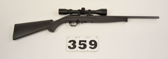 Mossberg 702, .22 LR Semi-Auto., #EJK3137436, 3-9 Bushnell scope, black on black w/clip
