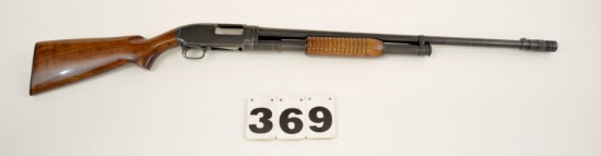 Winchester 12, 12-Ga. Pump, #1275170, 26-In. plain bbl w/poly choke, exc blue and exc refinished woo