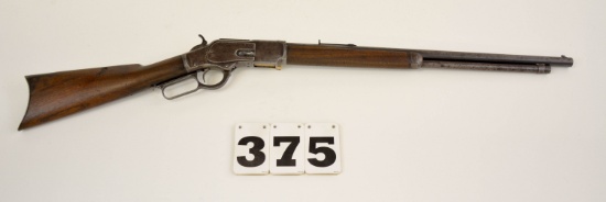 Winchester 1873, 38-40 Lever Rifle, #292532B, Missing dust cover, non-orig sights, Solid wood, missi