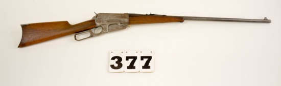 Winchester 1895, 30-40 Krag Lever Rifle, #50021, Grey gun, some pitting, drilled for Lyman sight, so