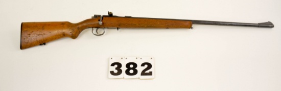 Romanian VMC .22 LR SS Bolt, #0242, Lyman receiver sight, thinning bbl blue, many wood dings/gouges
