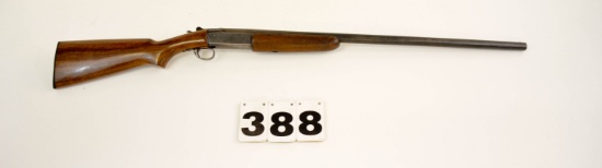 Winchester 37 Red Letter Break-Open SS, 30-In. plain bbl., thinning blue, chip in foreend where meet
