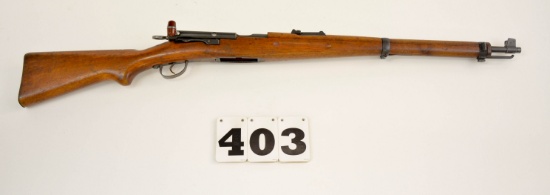 Swiss 1911 Carbine, 7.5 Swiss Bolt, #108167, w/clip, Nice orig. condition