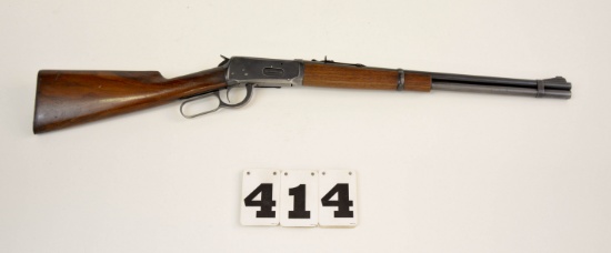 Winchester 94, 30 WCF Lever Flatband Carbine, #1385138, Orig. sights, blueing wear at carry point, s
