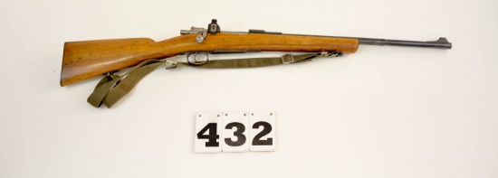 Chilian Mauser 95 Sporterized, 7MMx57 Bolt, #L5912, w/Lyman receiver sight, sling