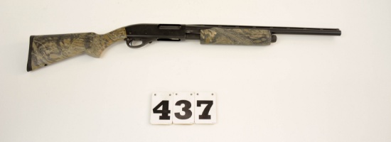 Remington 870 Youth 20-Ga. Pump, #B735485U, Black over camo., 21-In. V-Rib bbl.