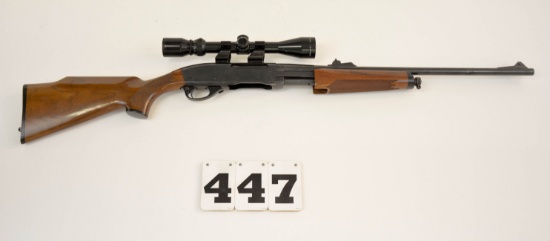 Remington 7600, 30-06 Slide, #B8058898, NO CLIP, sling, Simmons 3-9 variable power scope w/see-throu