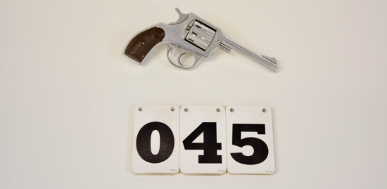 H&R 923, .22 LR Rev., Nickel, #N17274, Solid grips