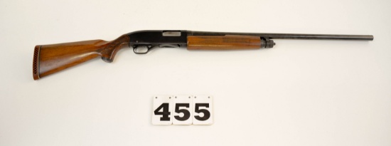 Winchester 1200, 12-Ga. Pump, #186570, 28-In. Plain Bbl., good blue, solid wood