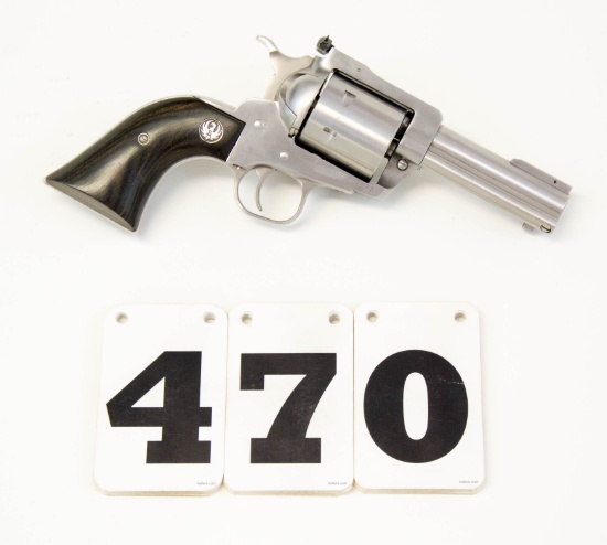 Ruger New Model Super Blackhawk 44-Mag. SA Rev., 3 3/4-In. Bbl. Stainless with laminated grips, #88-