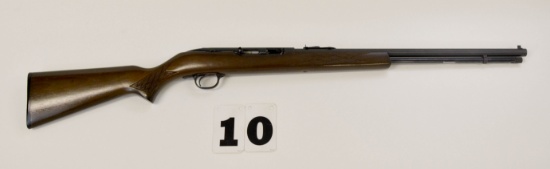 Stevens 887, .22 LR Only, Semi-Auto., #D341042, Some bbl rust, solid wood