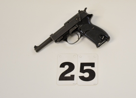Walther P38 9 MM Semi-Auto. Pistol, #174846 w/holster and 2 mags.