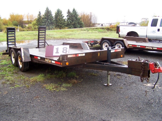 Redi Haul 17-Ft. Tandem Axle Car-Hauler-Type Trailer, w/Beavertail and tip-