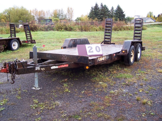 Felling 16-Ft. 6-In. Tandem Axle Car-Hauler-Type Trailer, w/82-in. between