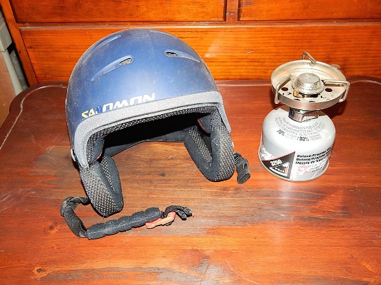Bicycle Helmet; Camping Burner