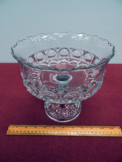 Kings Crown Compote - 1880s, 8½" Dia.