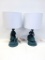 Set Teal Boy & Girl Lamps, 23