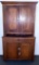 Antique Step-Back 2-piece Cabinet, 43½