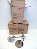 3 2-Light Nickle Finish Pendant Kits - In Box