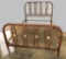 Rustic 1920s Metal Bed - Full Size