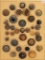 Vintage Carded Buttons - Includes Mixed Metal