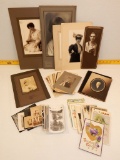 Large Lot Old Photographs & Postcards