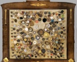 Card Of Buttons In 1920s Frame