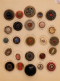 Vintage Carded Buttons - Includes Glass Etc.