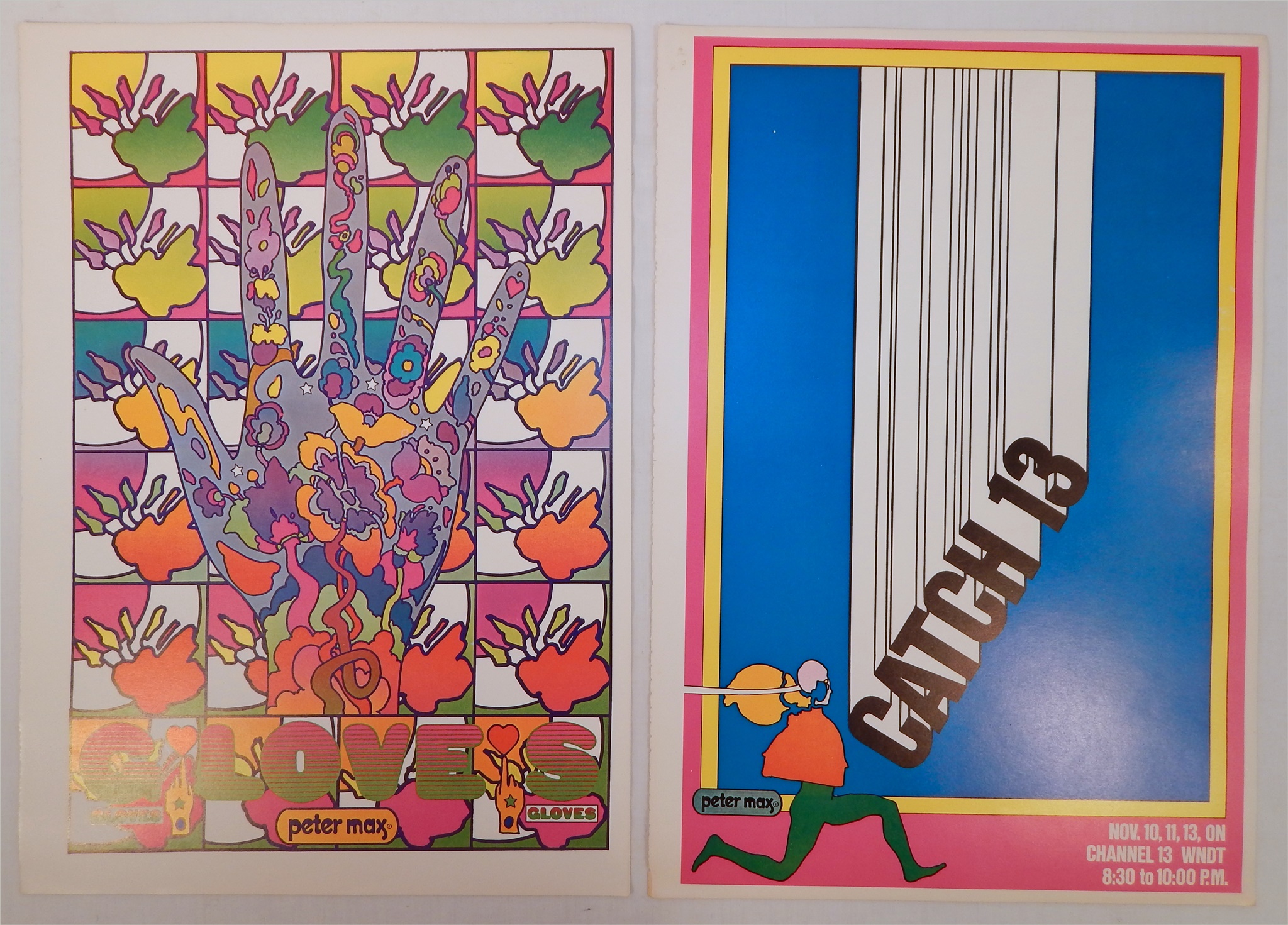 ビンテージ ピーターマックス ポスター CATCH 13 Vintage Peter Max Psychedelic Pop Art Poster - Catch 13 | eBay