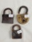 3  Misc. Locks - Safe, Eagle Etc.