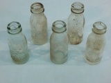 5 Thomas Edison Battery Oil Bottles