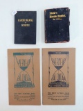 1952 Missouri Masonic Manual; 1899 Shaver's Masonic Monitor; 2 1929 Everyea