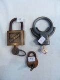 3 Misc. Locks W/ Keys