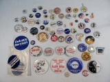 Political Buttons - Various Pinbacks