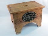 Wooden Railroad Stool