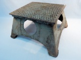 Morton Mfg. Co. Railroad Stool