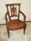 Old Carved & Caned French Chair