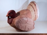 Huge Papier-Mâché Hand Painted Turkey