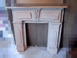 Old Stripped Pine Mantle - 52
