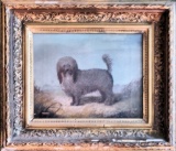Oil On Canvas - Dog In Field, Purchased In London By Dr. J. B. Weber In 195